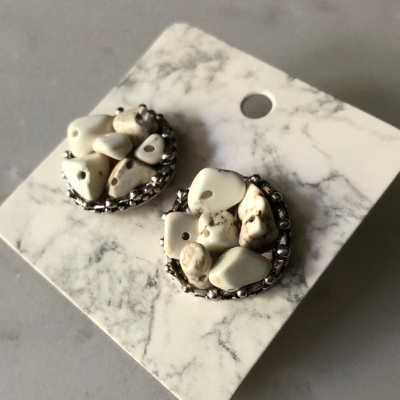 Natural Stone Earrings - Picture 3 of 3